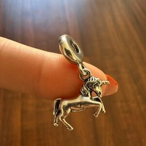 RETIRED Pandora Charm - Unicorn Dangle Charm